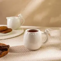 Кружка SL Home &laquo;Пасхальные кролики&raquo;, 500 мл, доломит, белая