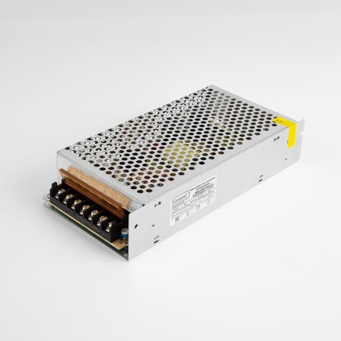 Блок питания General для светодиодной ленты 12 В, 200 Вт, IP20 Блок питания General для светодиодной ленты 12 В, 200 Вт, IP20