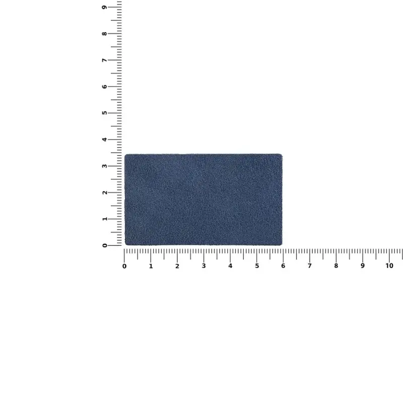 Лейбл кожаный Pasek, M, синий