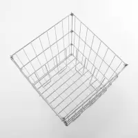 Корзина для распродаж 40&times;40&times;78 см, цвет хром