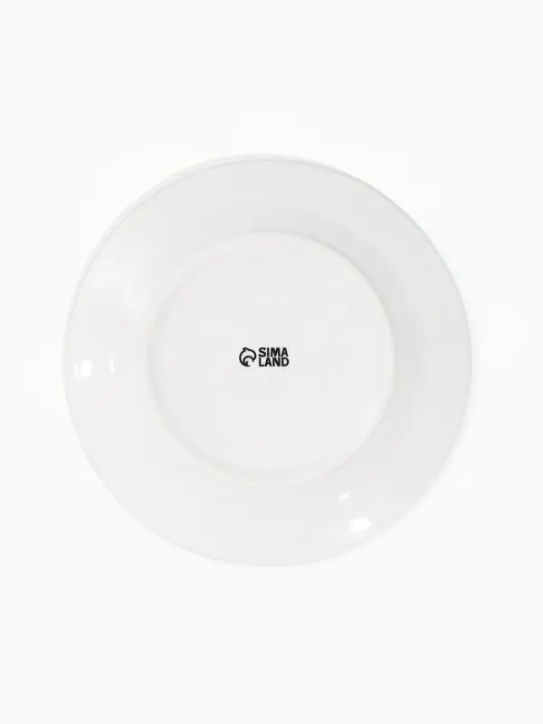 Тарелка новогодняя плоская &laquo;С Новым годом&raquo;, d=20 см