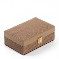Шкатулка для украшений &laquo;Ретро. Рябь&raquo;, 16&times;10&times;5.5 см, кожзам, коричневый