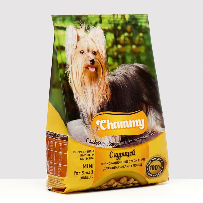 Сухой корм Chammy для собак, курица, 600 г Сухой корм Chammy для собак, курица, 600 г