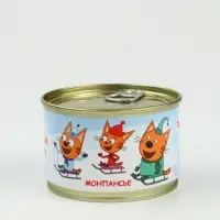 Леденцы монпансье в консервной банке &laquo;Три кота Новый год&raquo; 3 шт.
