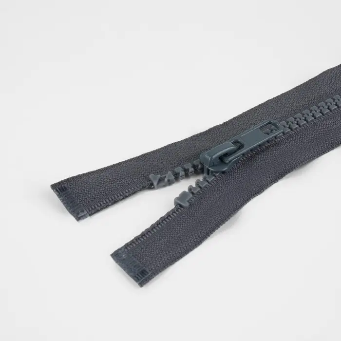 Молния «Трактор», №5, разъёмная, замок автомат, 50 см, серая