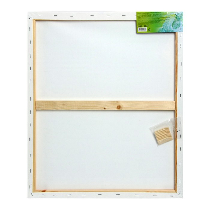 Холст на подрамнике, хлопок 100%, 50 х 60 х 1.8 см, акриловый грунт, мелкозернистый, 280 г/м² Холст на подрамнике, хлопок 100%, 50 х 60 х 1.8 см, акриловый грунт, мелкозернистый, 280 г/м²