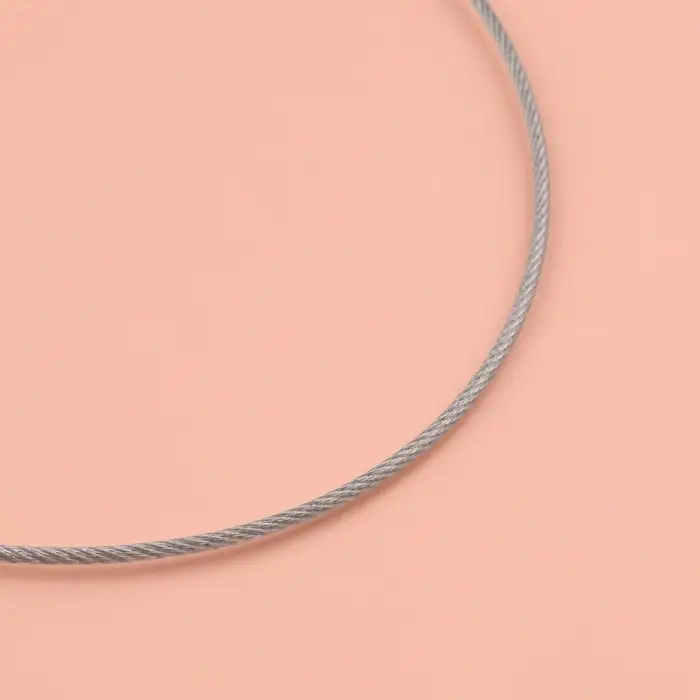 Спицы круговые, для вязания, с металлическим тросом, d=4 мм, 14/80 см Спицы круговые, для вязания, с металлическим тросом, d=4 мм, 14/80 см