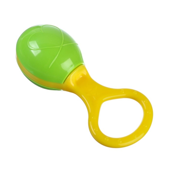 Погремушка «Маракас с кольцом», цвет МИКС Погремушка «Маракас с кольцом», цвет МИКС