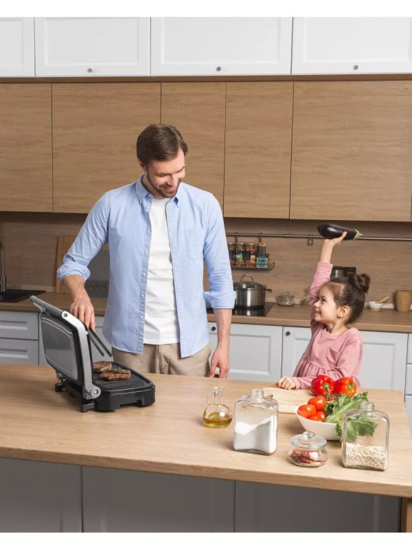 Гриль электрический MGR-4500, съемные панели, 9 автопрограмм