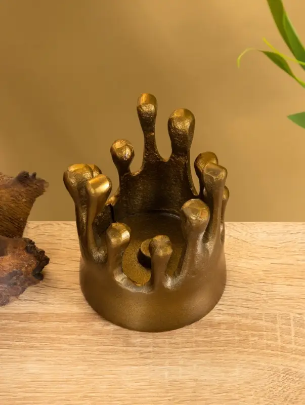 Подсвечник  Подсвечник "Огар" 9х9х11 см, алюминий