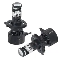 Лампа светодиод. H4 ECO LENS, 45Вт, 5700Лм (2850Лм x 2), 6500К, 12/24В, кмпл. 2 шт.