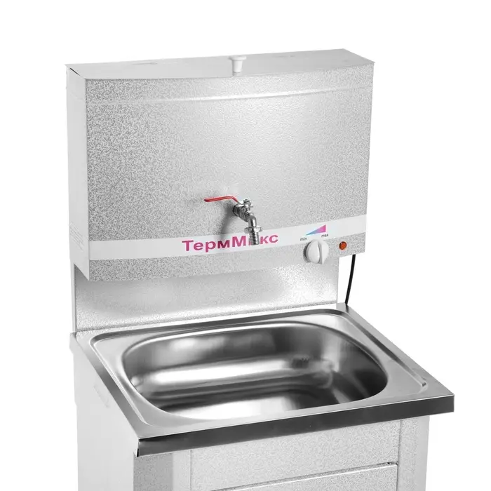 Умывальник &laquo;ТермМикс&raquo;, с ЭВН, нержавеющая мойка, 1250 Вт, 17 л, цвет белое серебро