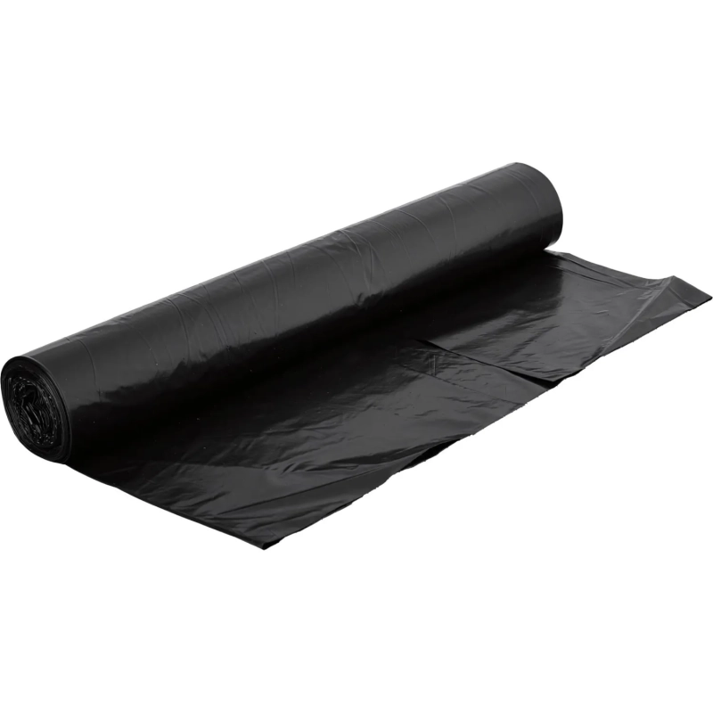 Мешки для мусора ПВД 160л 90x110см 50мкм черные 10шт/рул_Green Pack