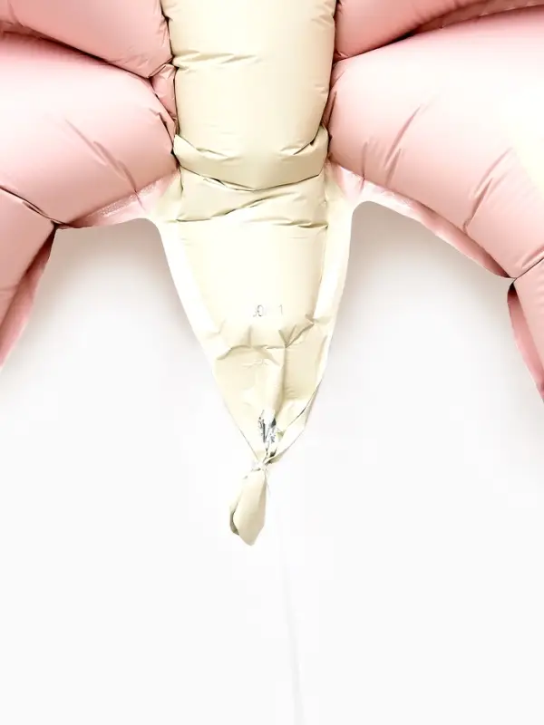 Воздушный шар фольгированный 37" "Нежная бабочка" розовый сатин