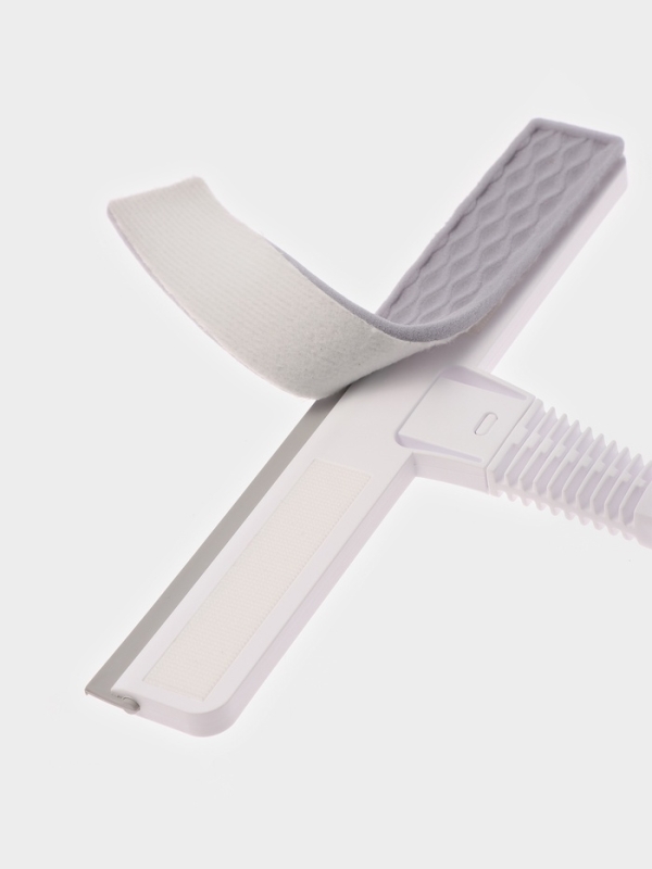 Окномойка гибкая, 5 насадок, с заглушкой, составная 4х секционная ручка, 138 см Окномойка гибкая, 5 насадок, с заглушкой, составная 4х секционная ручка, 138 см