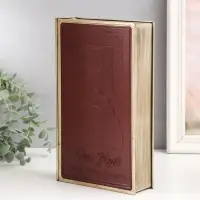 Шкатулка - книга &laquo;Ван Гог. Горе длится вечно&raquo;, металл и искусственная кожа, 26&times;16&times;5 см