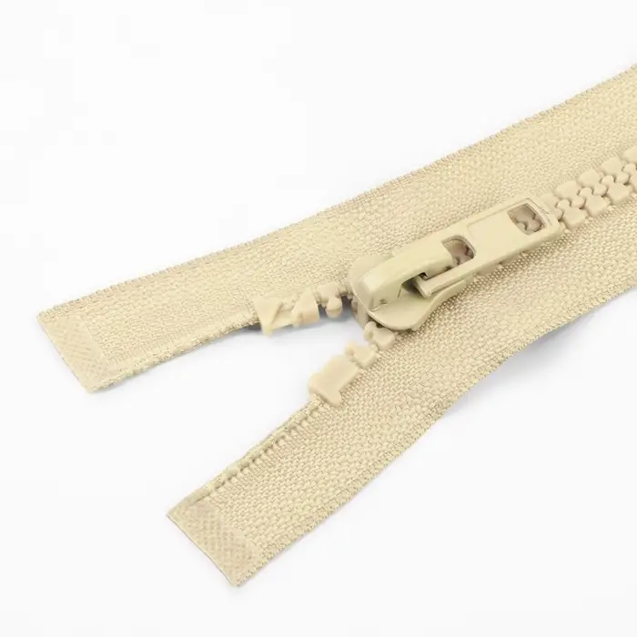 Молния «Трактор», №8, разъёмная, замок автомат, 70 см, бежевая