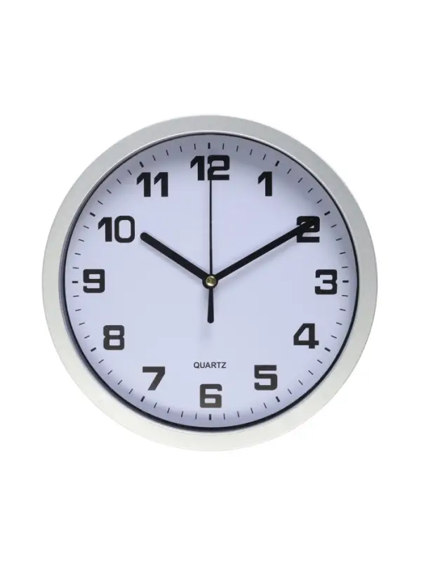 Часы настенные классические &laquo;Соломон&raquo;, бесшумные, плавный ход, d=19 см, циферблат d=17.5 см, белые