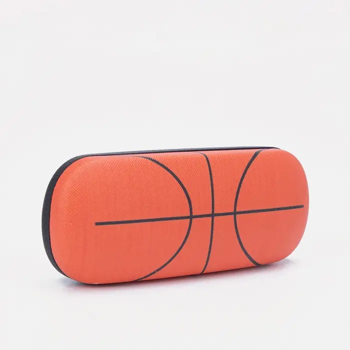 Футляр для очков на хлопушке, длина 16 см, цвет рыжий