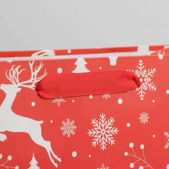 Пакет подарочный новогодний ламинированный «Счастья в Новом году», ML 23 х 27 х 11.5 см Пакет подарочный новогодний ламинированный «Счастья в Новом году», ML 23 х 27 х 11.5 см