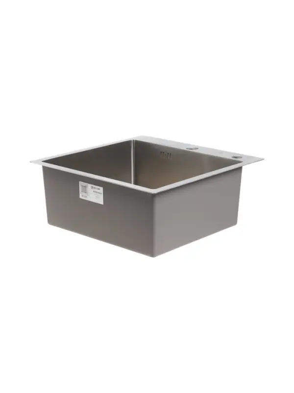 AF95050DA (Кухонная мойка премиум-класса 50*50 из нержавеющей стали.Декор.Сатин)