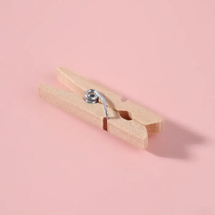 Прищепки для шитья, 3×0.5×0.3 см, 10 шт., бежевые Прищепки для шитья, 3×0.5×0.3 см, 10 шт., бежевые