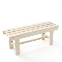 Лавка деревянная для дачи и бани, 120&times;40&times;41 см, из наличника