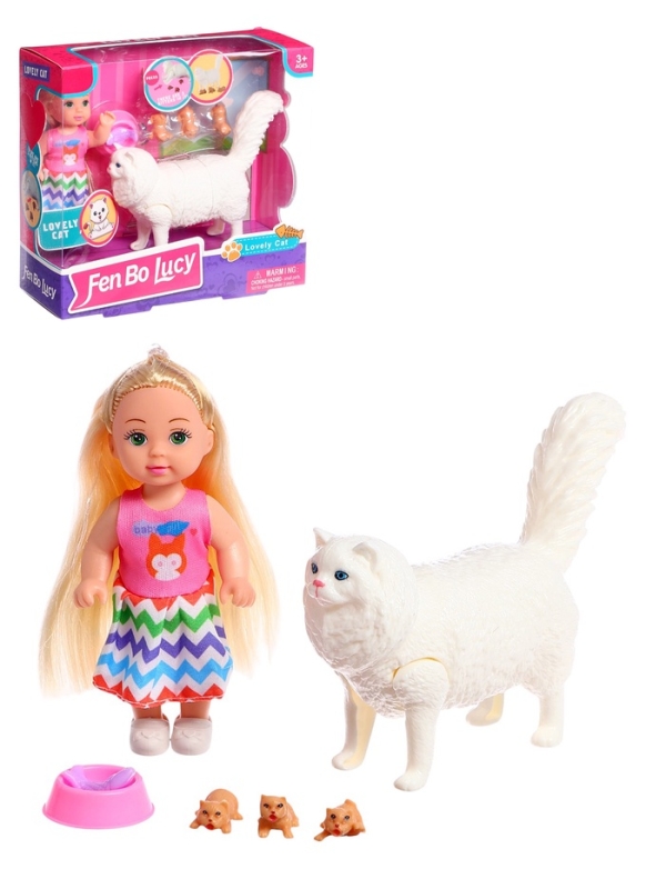 Кукла-малышка  Кукла-малышка "Мама-кошечка", МИКС