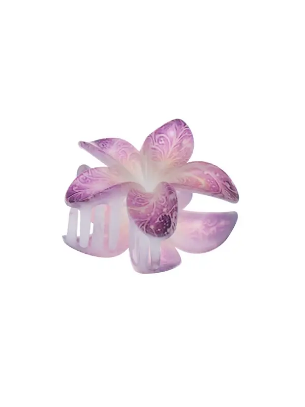 Краб для волос "Артемида" нежность, цветок, 8х7 см, микс