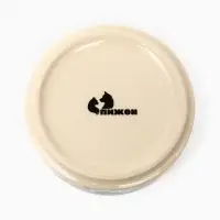 Миска &laquo;Горошек&raquo;, 200 мл, 10.5&times;10.5&times;4 см, керамическая, бежевая