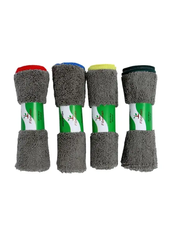 Салфетка микрофибра grand caratt пушистая, автомобильная, 35&times;40 см, 250 г/м&sup2;