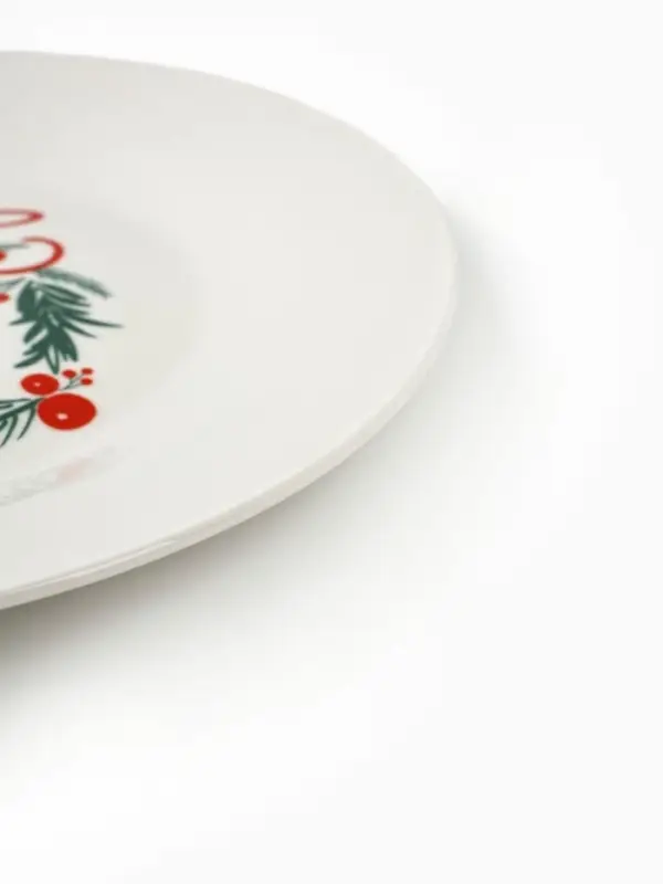 Тарелка новогодняя плоская &laquo;С Новым Годом&raquo;, d=20 см