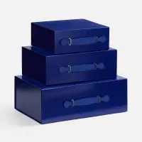 Коробка складная Holdfold, M, синяя Коробка складная Holdfold, M, синяя