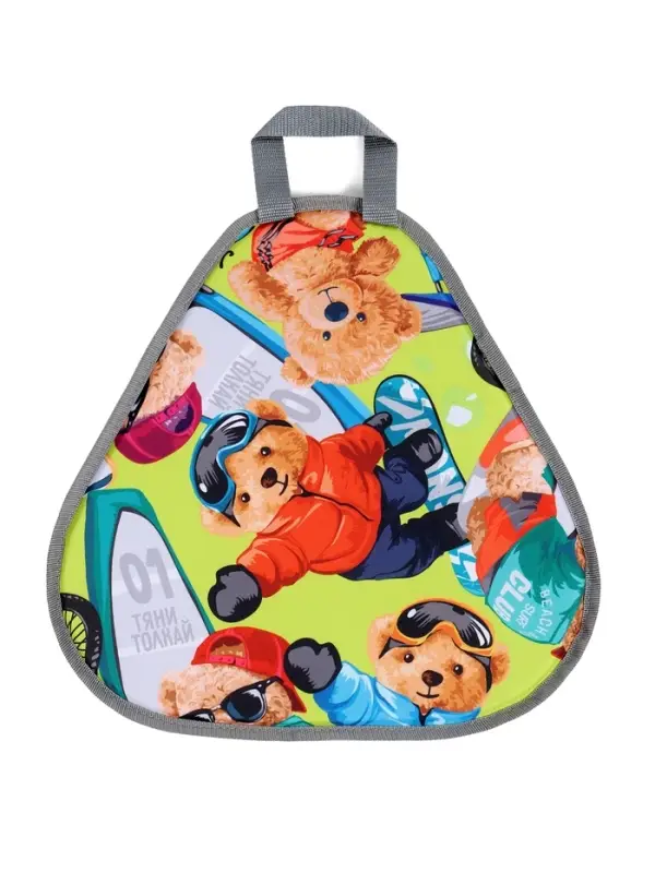 Ледянка мягкая Bear, треугольная, цвет МИКС Ледянка мягкая Bear, треугольная, цвет МИКС