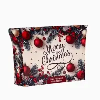 Чай черный новогодний Merry Christmas со вкусом глинтвейна, 20 г