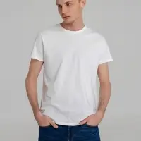 Футболка мужская приталенная Regent Fit 150, белая, размер S