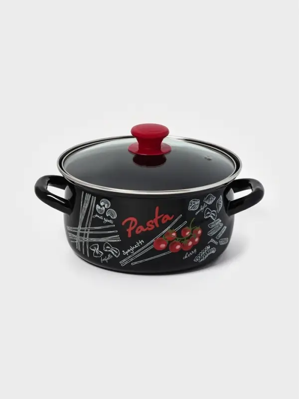 Кастр.сфер. 3л (черная)Болоньезе