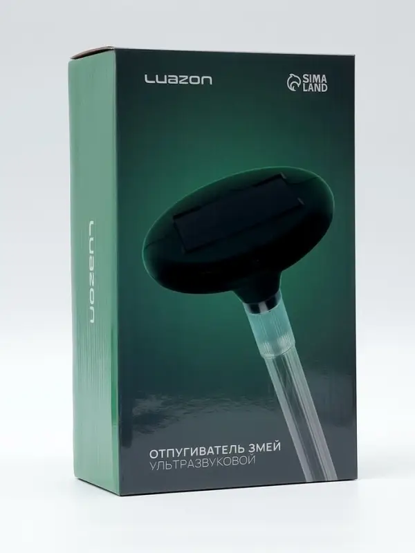 Отпугиватель змей Luazon LRI-31, ультразвуковой, подсветка, от солнечной батареи, 800 м&sup2;