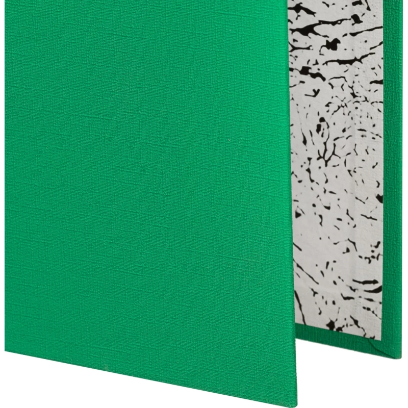 Папка-регистратор 75мм Attache А4, зеленая, РР/бумага без мет. уголка