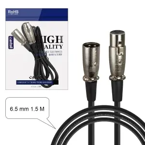 Кабель для микрофона XLR 1.5М 6.5mm