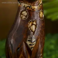 Сувенир «Кошка», 35 см, дерево