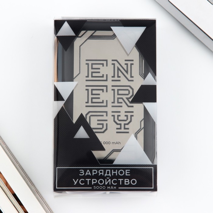 Зарядное устройство «Energy», 5000мА, мод. PB-04, 10,4 х 6,4 см