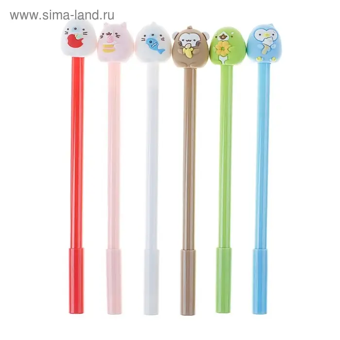 Ручка - прикол гелевая «Милашки», МИКС Ручка - прикол гелевая «Милашки», МИКС