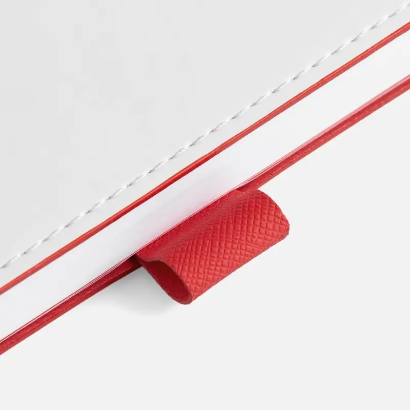 Ежедневник White Shall, недатированный, бело-красный Ежедневник White Shall, недатированный, бело-красный