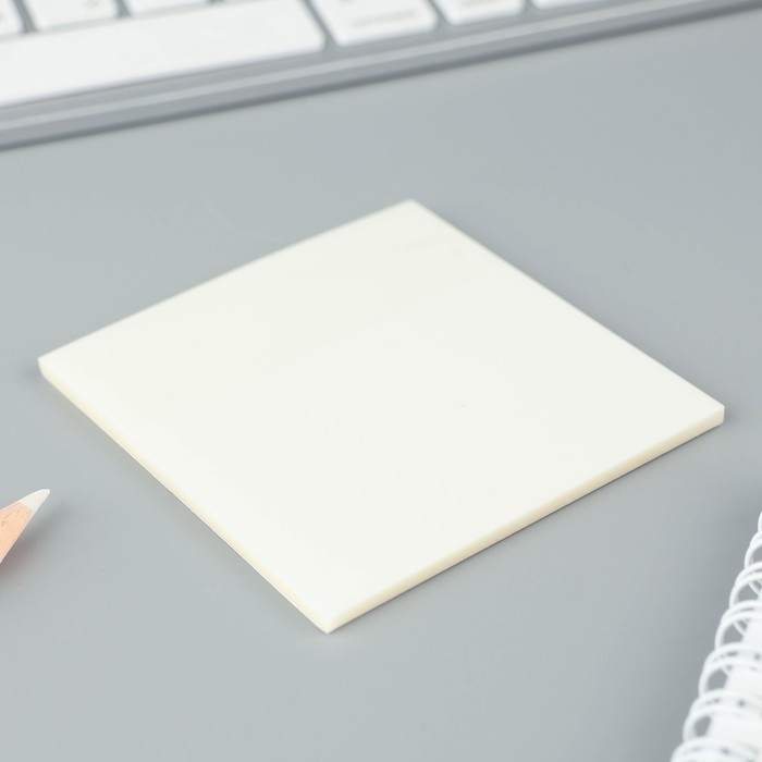 Прозрачные стикеры с липким слоем 75х75мм, 50 листов ArtFox Прозрачные стикеры с липким слоем 75х75мм, 50 листов ArtFox