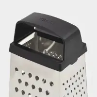 Тёрка Доляна, 4 грани, 11&times;8.5&times;22 см, металл, МИКС