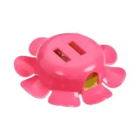 Набор точилок &laquo;Ромашка-смайл&raquo;, 4 штуки, с контейнером, МИКС