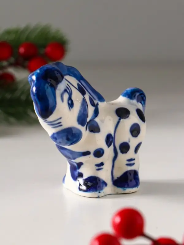 Сувенир  Сувенир "Конь в яблоках",9х5 см, гжель