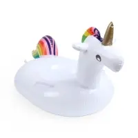 Круг для плавания &laquo;Единорог&raquo;, надувной, d=65 см, от 3 лет, с ручками, с сиденьем, белый