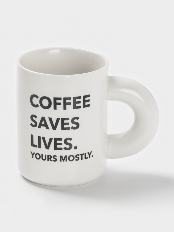 Кружка Доляна Кружка Доляна "Coffee tike" 12,5х8х10,8 см, цвет белый